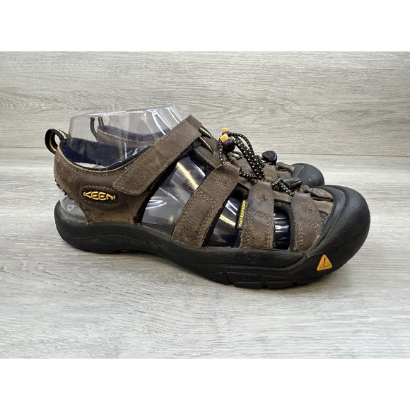 Keen Shoes - Keen Women's Sandal Brown Leather 6 Waterproof Hiking Outdoor Trail Toe Shoes